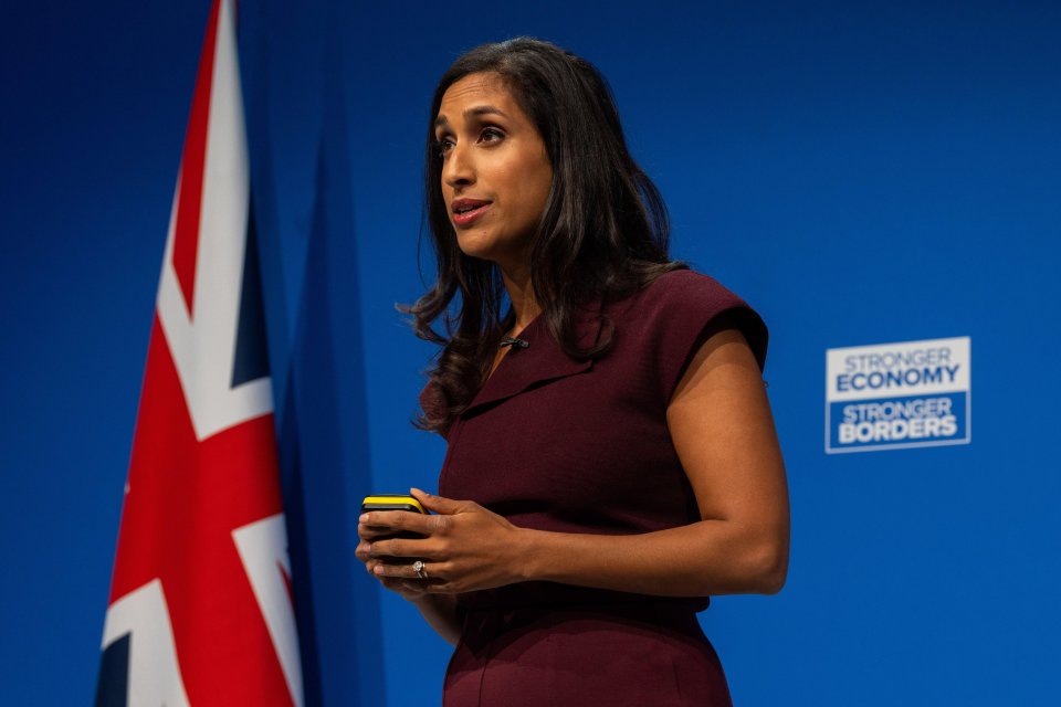 Claire Coutinho, Shadow Secretary of State for Energy Security and Net Zero, speaking at the Conservative Party Conference.