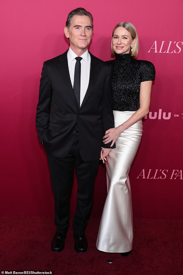 The actress was joined by husband Billy Crudup, 57