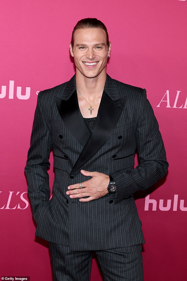 He plays a blonde surfer type who woos the brainy beauty, proposes, marries her, then divorces her as he asks for a large chunk of money