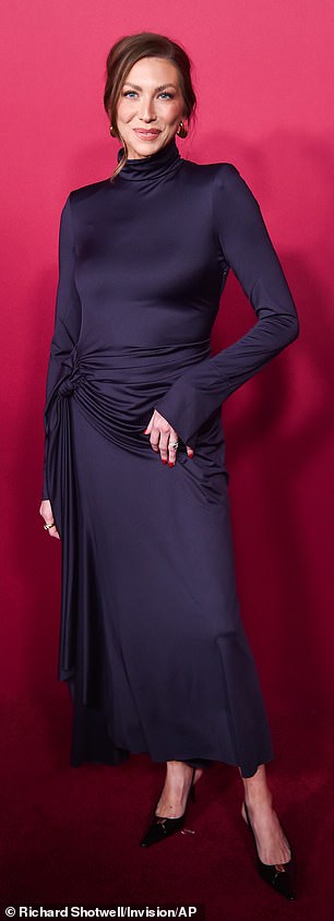 Vanderpump Rules star Stassi Schroeder, 37, was a vision in a violet turtle neck dress