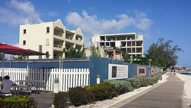 A Harlequin property, not completed, in St Vincent in the Caribbean