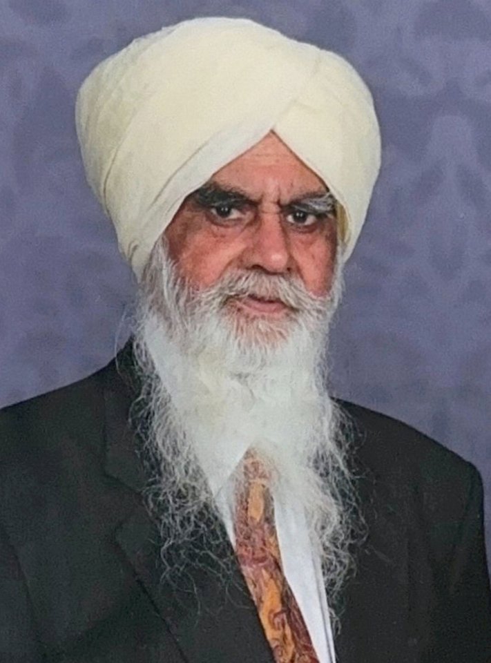 Joginder Singh, Vice-President and founding member of the Guru Nanak Gurdwara.
