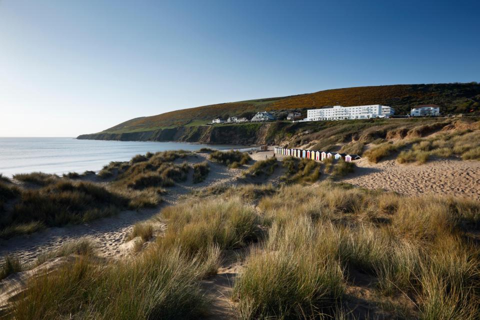 Saunton Sands. Braunton Burrows, Devon, UK. Part of the North Devon UNESCO Biosphere Reserve.