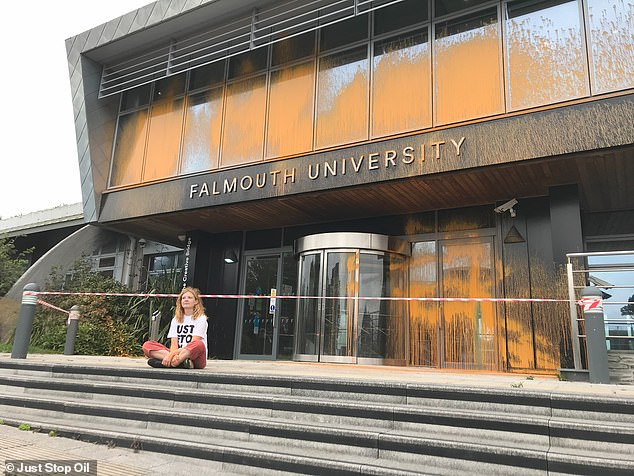 The artist was given a 12-month community order with 60 hours of unpaid work and ordered to pay £4,000 compensation to the university