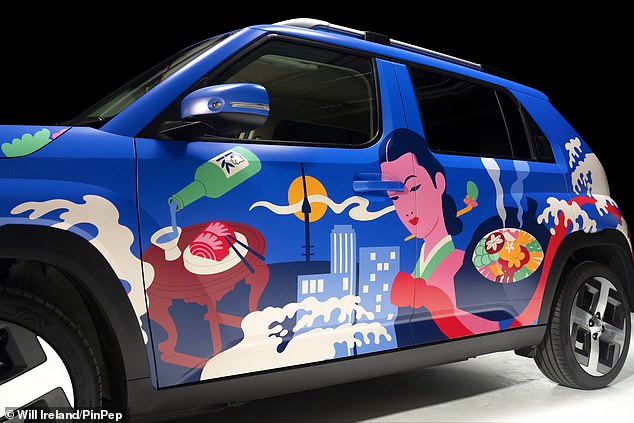 'From the bespoke artwork to the traditional cuisine, Backseat Bites is a celebration of Korean culture and a tribute to the joy of doing things your own way,' Ashley Andrew, President of Hyundai and Genesis UK, said