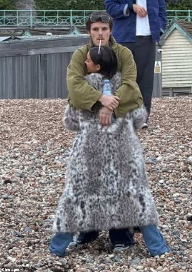 The youngest son of Victoria and David Beckham , 20, had just days earlier reduced the fellow musician, 29, to tears following his first show at The George Tavern, Shadwell