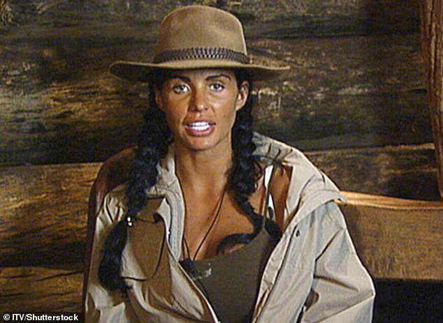 It's been revealed Katie unmasked the star when she took part in ITV 's I'm A Celebrity... Get Me Out Of Here! in Australia (pictured in 2009)