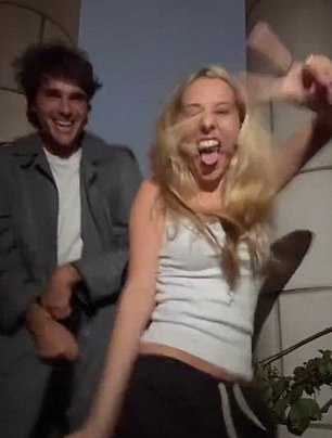 Pictured: Mars in a TikTok with actor Jacob Elordi