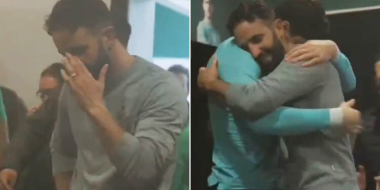 Ruben Amorim chokes back tears in emotional dressing room farewell to Sporting stars before Man Utd move