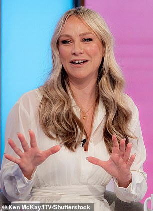 Chloe pictured on Loose Women in January 2024