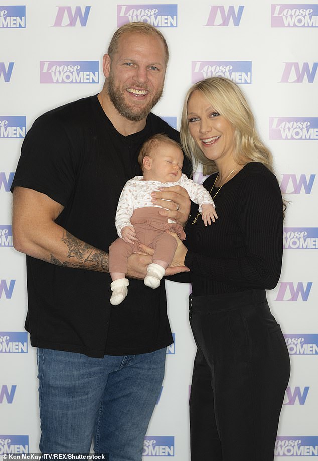 The daughter of presenters Richard and Judy Finnigan, 77, welcomed her daughter, Bodhi, with her ex-husband James Haskell in August 2022 (pictured in September 2022)