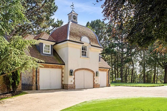 Canford Cliffs is close to the millionaire's row of Sandbanks, but the mansions in the leafy suburb are more private than the seafront properties which allow the public to be able to look into back gardens from the beach or sea