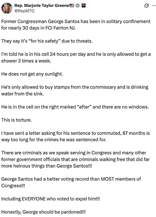 Rep. Marjorie Taylor Greene formally came to his aid this summer arguing the length of his term represented 'a grave injustice.'