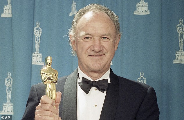 The effort to auction off Hackman's major possessions comes in the wake of the Daily Mail's exclusive report that his estate had been hit with six figures of credit card debt; seen in 1993