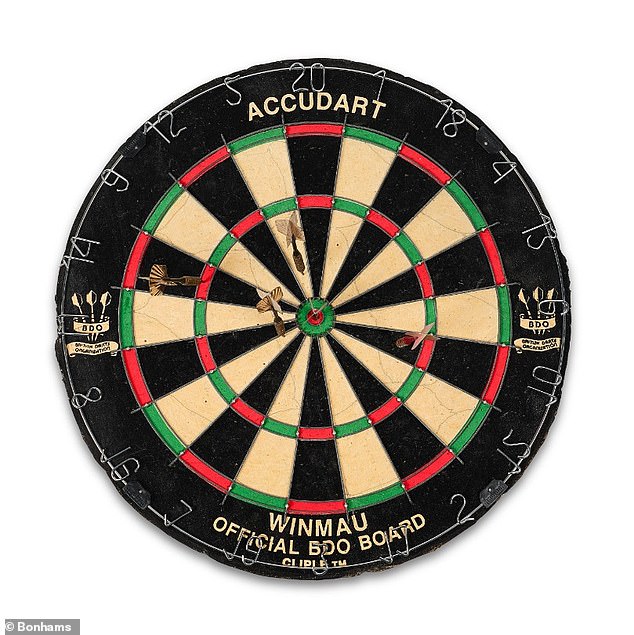 Rounding out the collections is a dart board that resided in Hackman's game room, which is estimated to sell for between $100 and $150