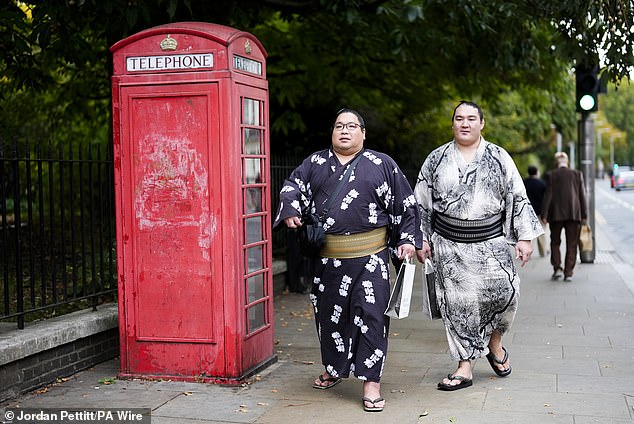 The wrestlers have relished their time in England's capital city when out of their sacred ring