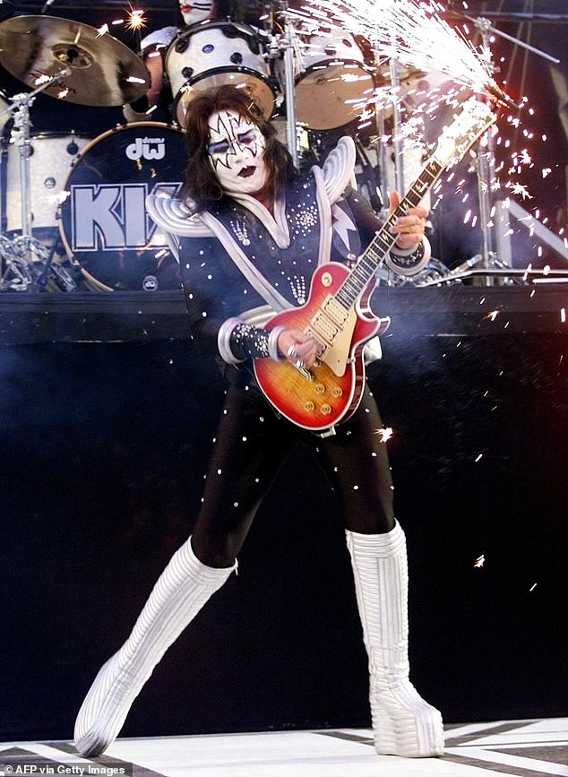 Frehley reportedly collapsed in his home studio a few weeks ago, hitting his head in a frightening fall that triggered the medical crisis, per TMZ; seen in 1999 in Miami