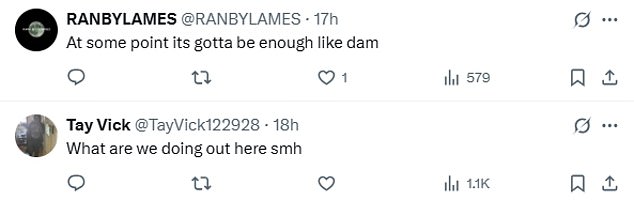 After the images of Frost emerged, some users questioned what he was doing - while others responded with hilarity