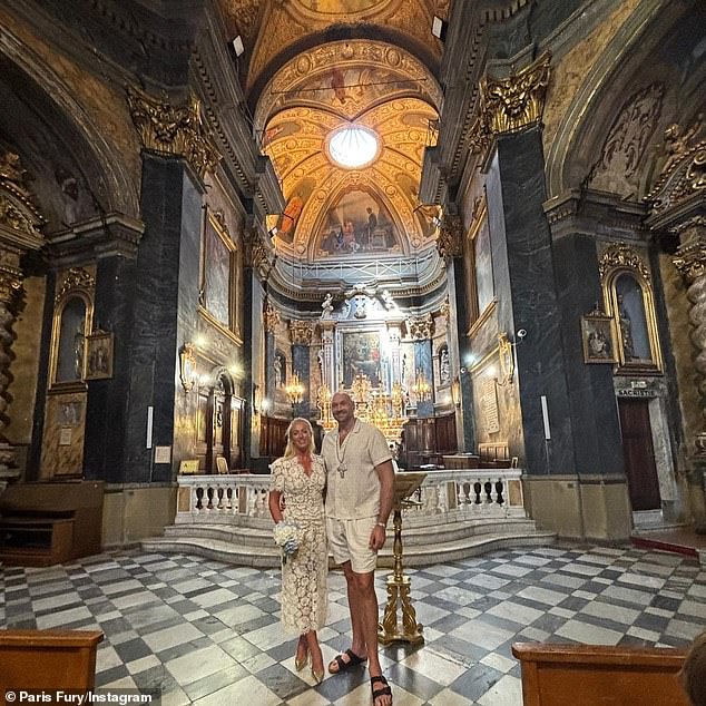 In August, Paris and Tyson renewed their wedding vows for the third time, celebrating with family in the south of France