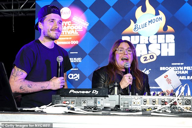 Brooklyn has now avoided answering questions about his family at the Blue Moon Burger Bash 2.0, which he hosted alongside Rachael Ray