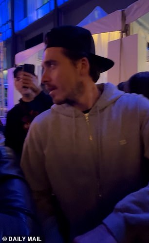 The son of Victoria and David Beckham, 26, was asked by a Daily Mail reporter what he thought about his mother's new show