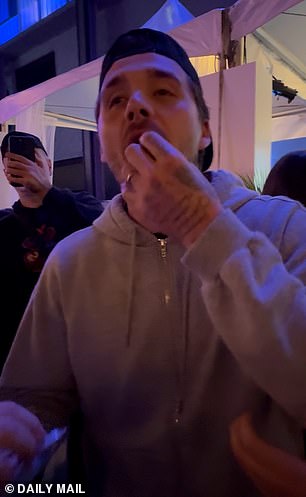 Despite answering questions about other topics just moments earlier, Brooklyn quickly turned his back, ignoring reporters and walking inside the venue