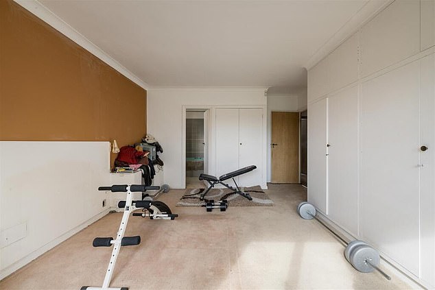 The interior rooms are large but lacking in much decor and need a clean lick of paint