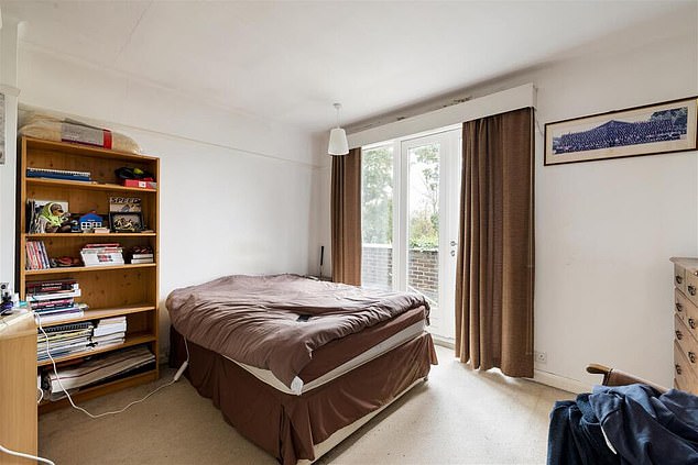 The property has got three balconies and has stunning views over 18-hole Wanstead Golf Club, but it will need some new furniture and modernising