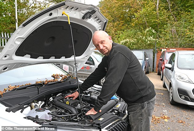 Neil (pictured) has been left feeling 'completely and utterly helpless' and is 'disappointed' that no serious action has been taken against the group