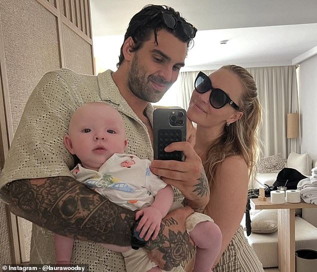 They also had their first child together in January as Woods took maternity leave from TNT