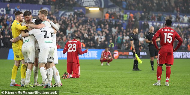 The embarrassing defeat at Swansea - where Forest had led 2-0 - was an early sign of trouble