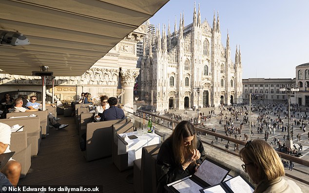 We met Mr Lee, a green energy tycoon who previous lived in London near the city's Terrazzo Duomo 21 (pictured), a high-end restaurant where many British expats meet to socialise