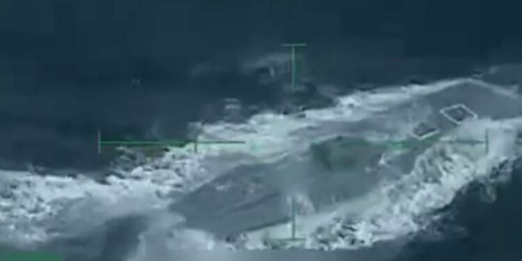 Moment US bomb drug smuggling submarine off Venezuela as Trump says two ‘narcoterrorists’ killed in cartel crackdown