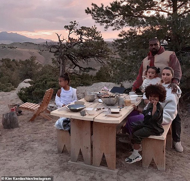 Pam Flitner believes that West purchased Bighorn Ranch so West's family (pictured) 'could go and be away from the rest of the world'