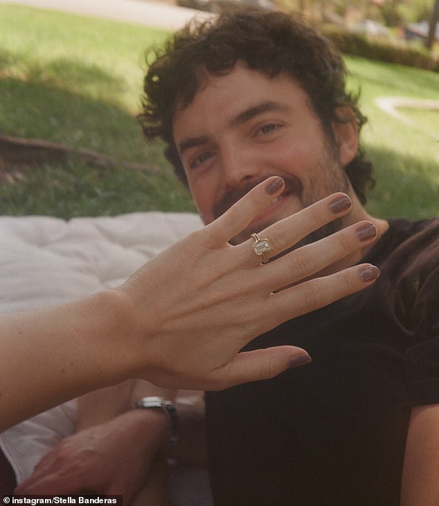 Last year in August, Stella jumped to social media to announce her engagement to Alex - whom she has known since they were kids