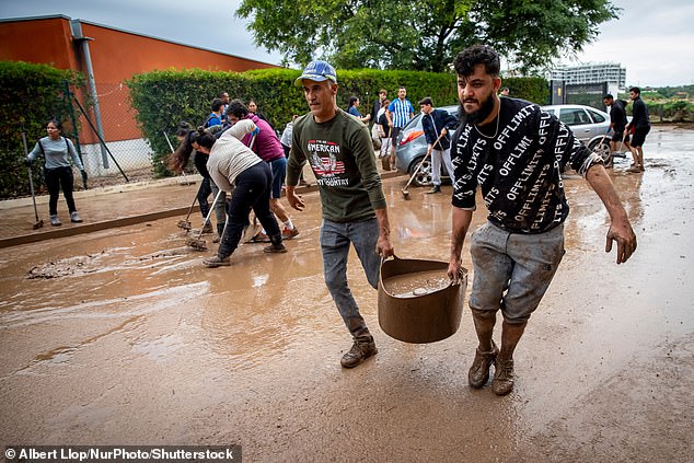 More than one thousand residents in Catalonia were forced to evacuate after record breaking rain in the area