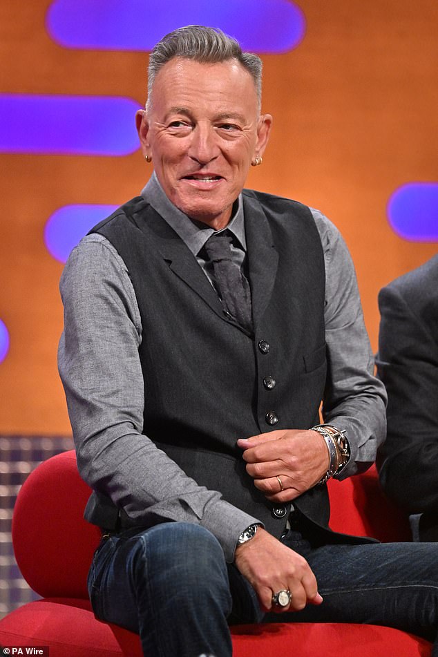 It comes after Bruce himself confessed to feeling 'really guilty' watching Jeremy play him on the set of the biopic on The Graham Norton Show on Friday (seen)