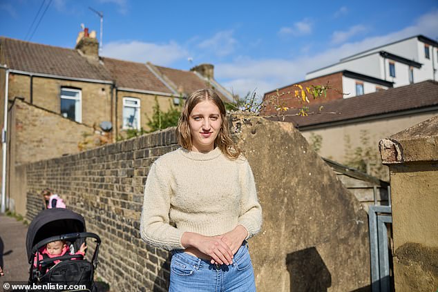 Natalija Vasiluna, 24, told him: 'I know I sound hypocritical saying this being an immigrant but the only way to make this country safe is to get immigration under control'
