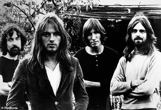 Pink Floyd, pictured left to right: Nick Mason, David Gilmour, Roger Waters and Rick Wright
