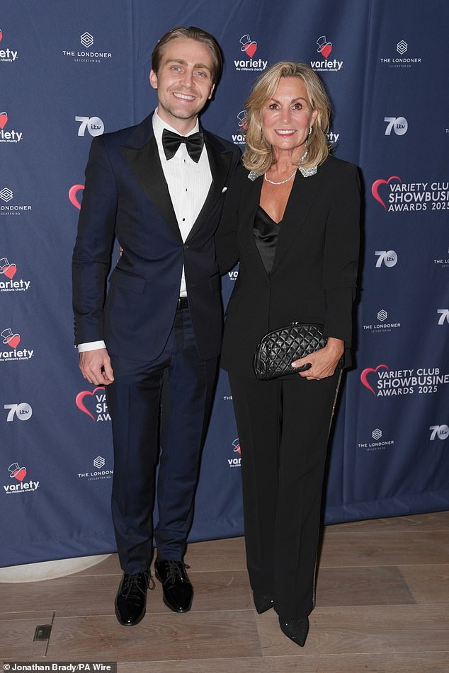 Meanwhile, Barney Walsh, the son of TV presenter Bradley Walsh, arrived with his mother Donna Derby