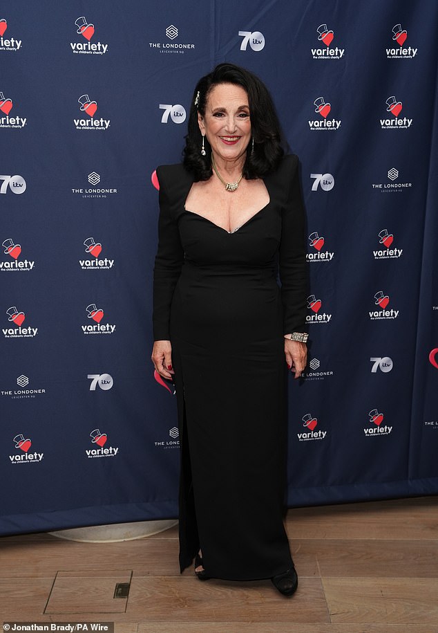 Lesley Joseph was also in attendance in a lovely black dress