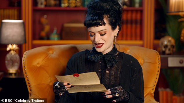 Traitors Jonathan Ross , Alan Carr and Cat Burns decided to kill off Ruth Codd during Thursday's episode after she went for Jonathan during the round table