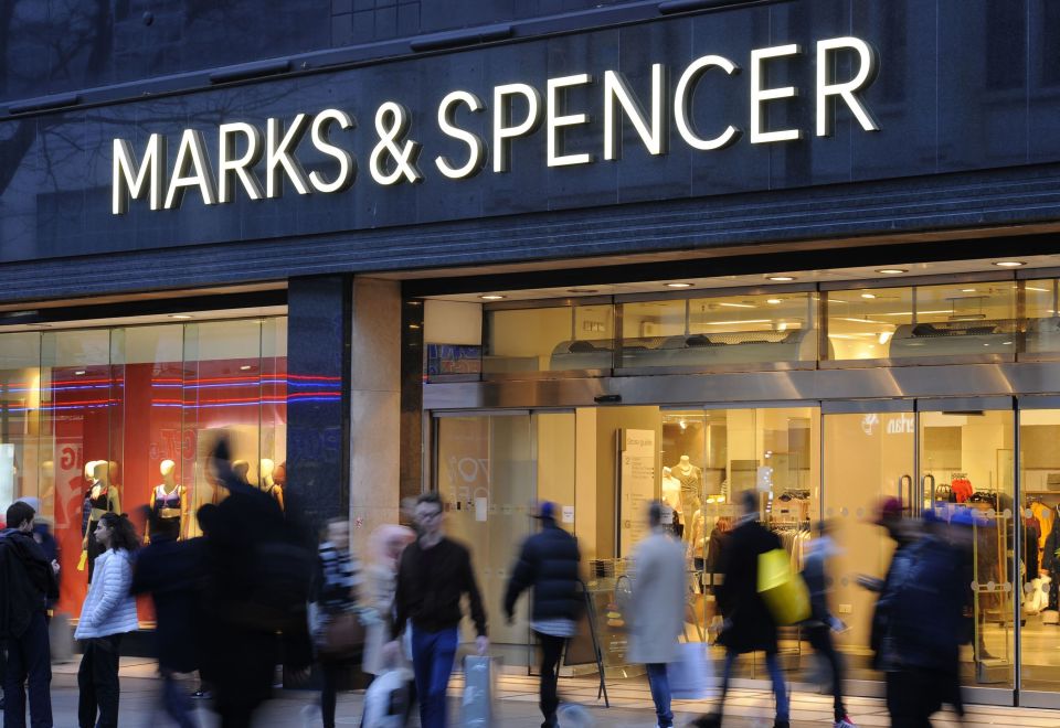 M&S sales figures