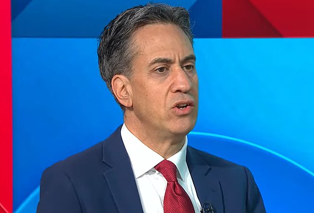 Mr Miliband poured cold water on Clarkson's claims when quizzed about a potential challenge from the Clarkson's Farm and The Grand Tour host