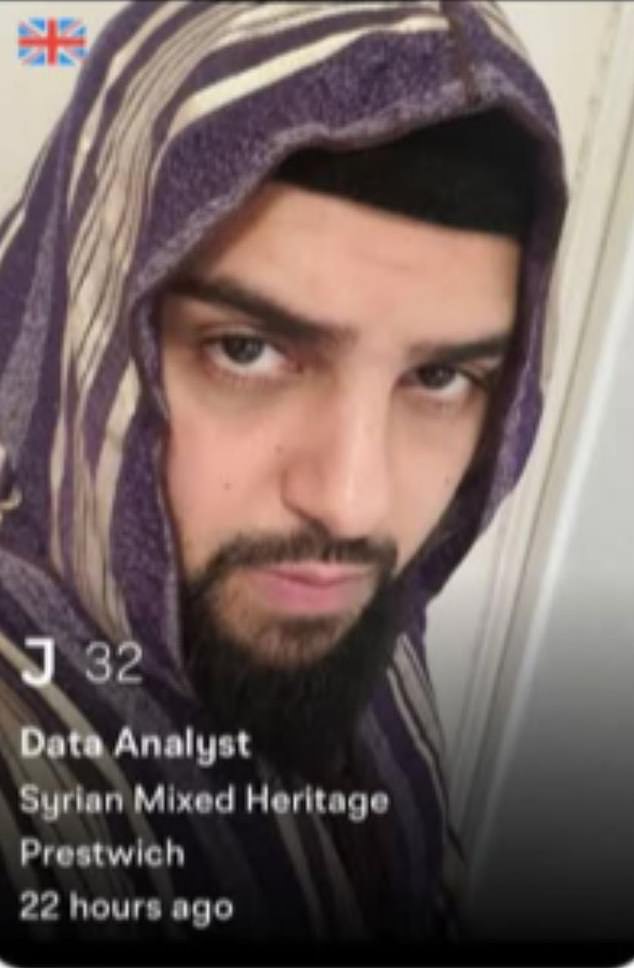 Synagogue attacker Jihad Al-Shamie's profile on Muslim dating app Muzmatch - which he used to trawl for women, eventually taking three wives simultaneously