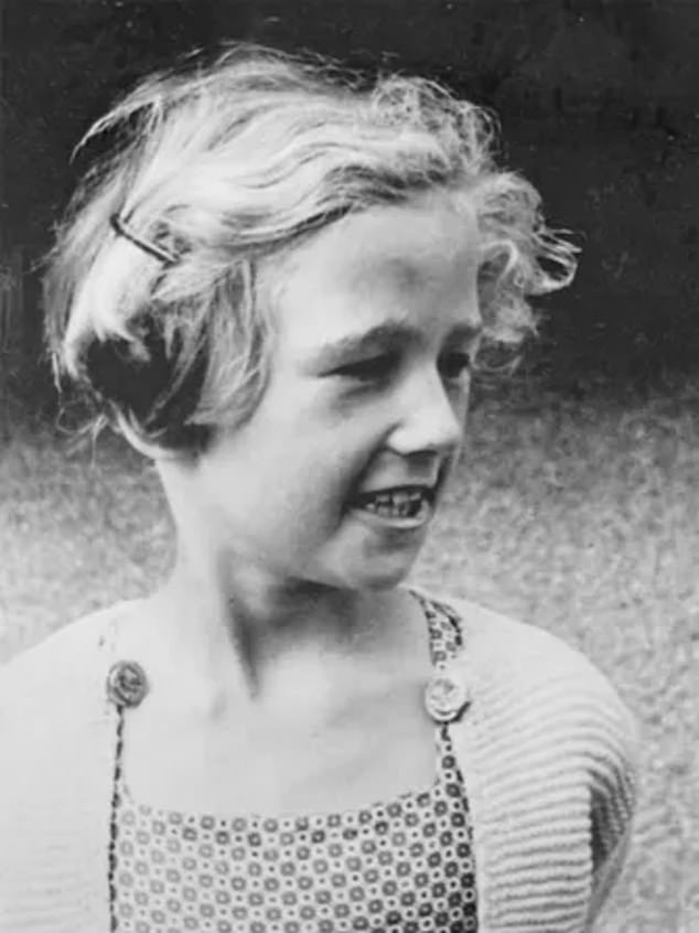 Himmler's daughter - and Mr Leinket's mother - Nanette-Dorothea (pictured as a child) died in 2019