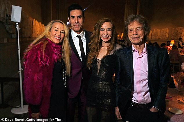 Jerry was Mick's long-term partner from 1977-1999 and they share Elizabeth, James, 40, Georgina, 33 and Gabriel, 39