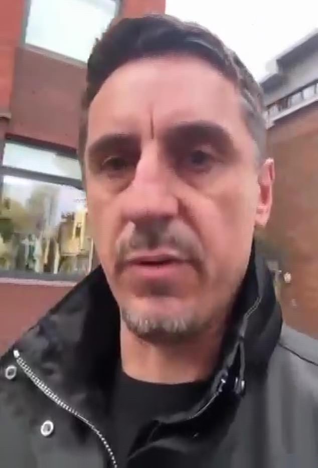 Neville, 50 sparked a furious online backlash recently when he posted a video (pictured) to LinkedIn ranting about ¿angry middle-aged white men¿ dividing Britain by raising Union flags