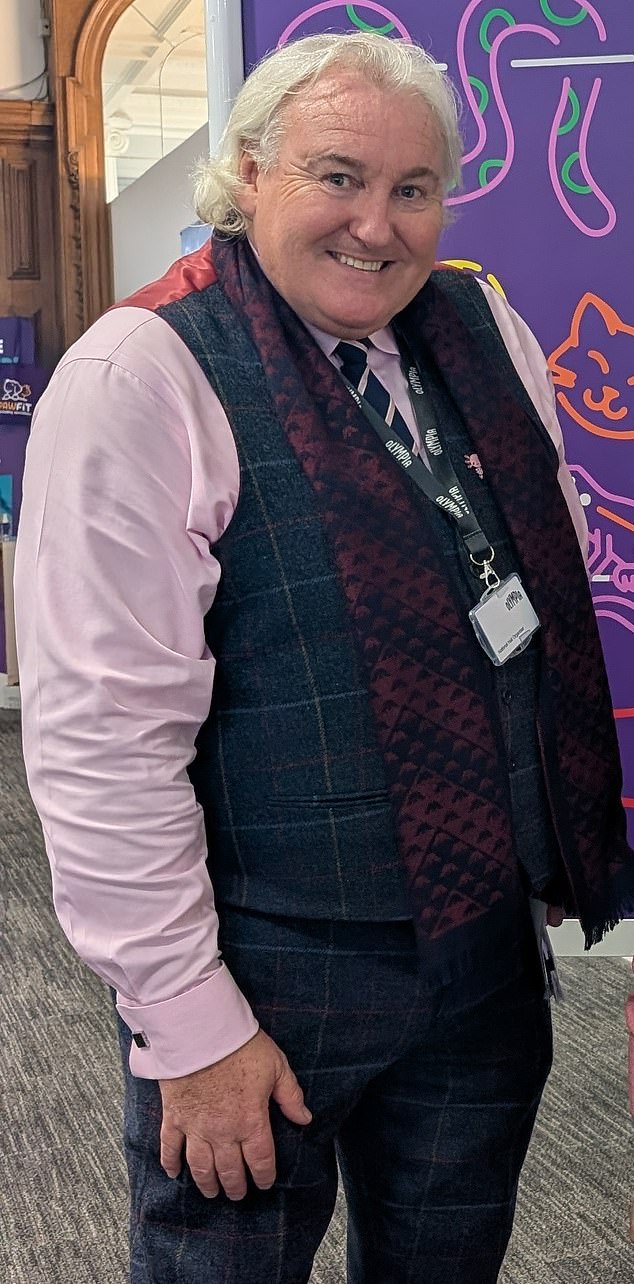 A contractor employed as the show's event manager claims Mr Von Keysall (pictured at the event last month), of Ascot, Berkshire, has 'left us high and dry'