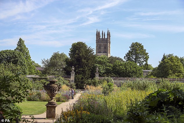 Elhabib broke into a greenhouse and damaged plants at the Botanic Gardens in Oxford (above)